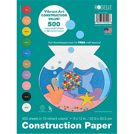Time2Play Roselle Paper Company Inc  Roselle Super Value 500Pk Vibrant TI3486301